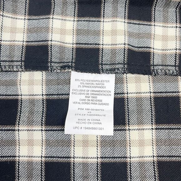 JOLT Womens Straight Hem Plaid Pleated Mini Wrap Skirt Multicolor Size XS - Picture 11 of 14